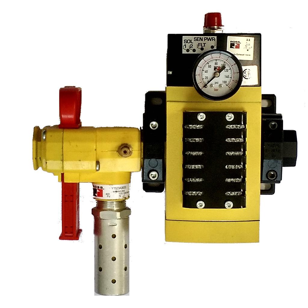 CONJ. DE PROTEÇÃO DE ENTRADA COM VÁLVULA LOX E VÁLVULA DE SEGURANÇA M35, 1/2" BSP