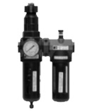 CONJ. PREP. AR 3/4" BSP,  0 A 12 BAR, COM FR+L, DRENO AUTOMATICO E COPO PLÁSTICO
