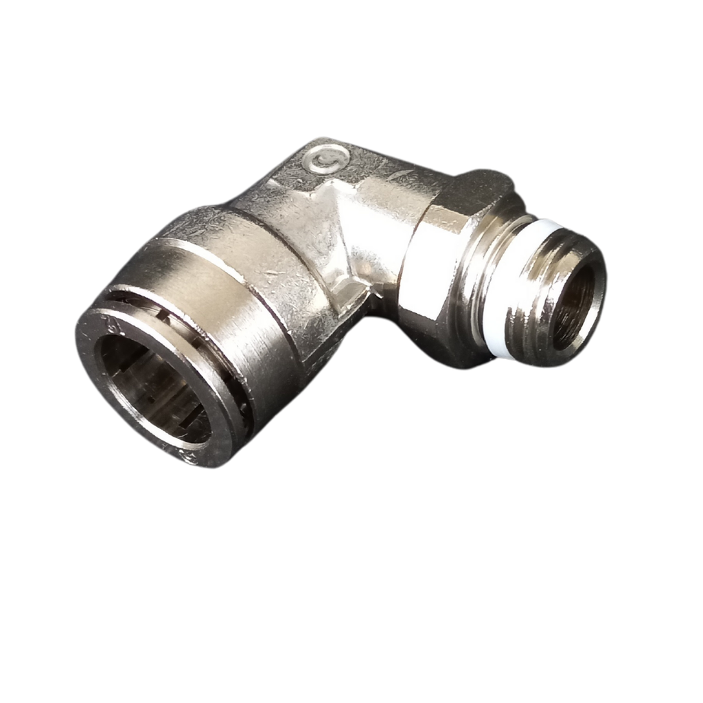 COTOVELO 1/4 BSP PARA MANGUEIRA DIÂMETRO EXTERNO 12 MM