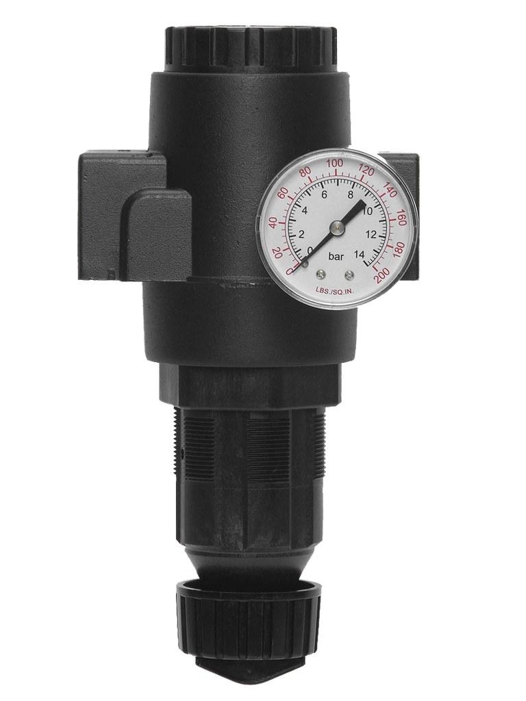 FILTRO DE ELEVADA EFICIÊNCIA, 3/4" BSP, COM DRENO AUTOMÁTICO