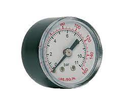 MANÔMETRO 1/8" BSP, COM FAIXA DE PRESSÃO DE 0 A 11 BAR