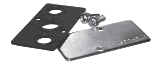 PLACA DE FECHAMENTO PARA MANIFOLD 1/2 PARA VALVULAS  5/2 E 5/3 VIAS