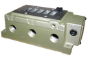 SUB-BASE INDIVIDUAL ANSI COM CONEXÕES LATERAIS 1/2" BSP