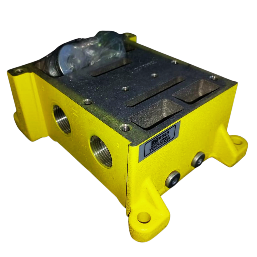 SUB BASE AMARELA PARA VALVULA 1/2" BSP