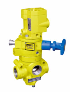 VÁLVULA 3/2 VIAS COM PRESSURIZAÇÃO GRADUAL DA SAÍDA, NF, ACIONAMENTO POR SOLENÓIDE/MANUAL, 3/4" NPT