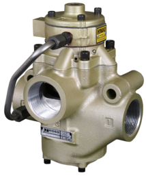 VÁLVULA 3/2 VIAS PILOTADA, 1” BSP, COM PARTIDA SUAVE