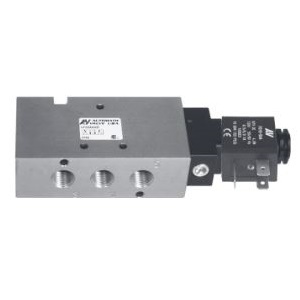 VALVULA 5/2 SIMPLES SOL. 3/4" BSP, 24VDC RETORNO POR MOLA