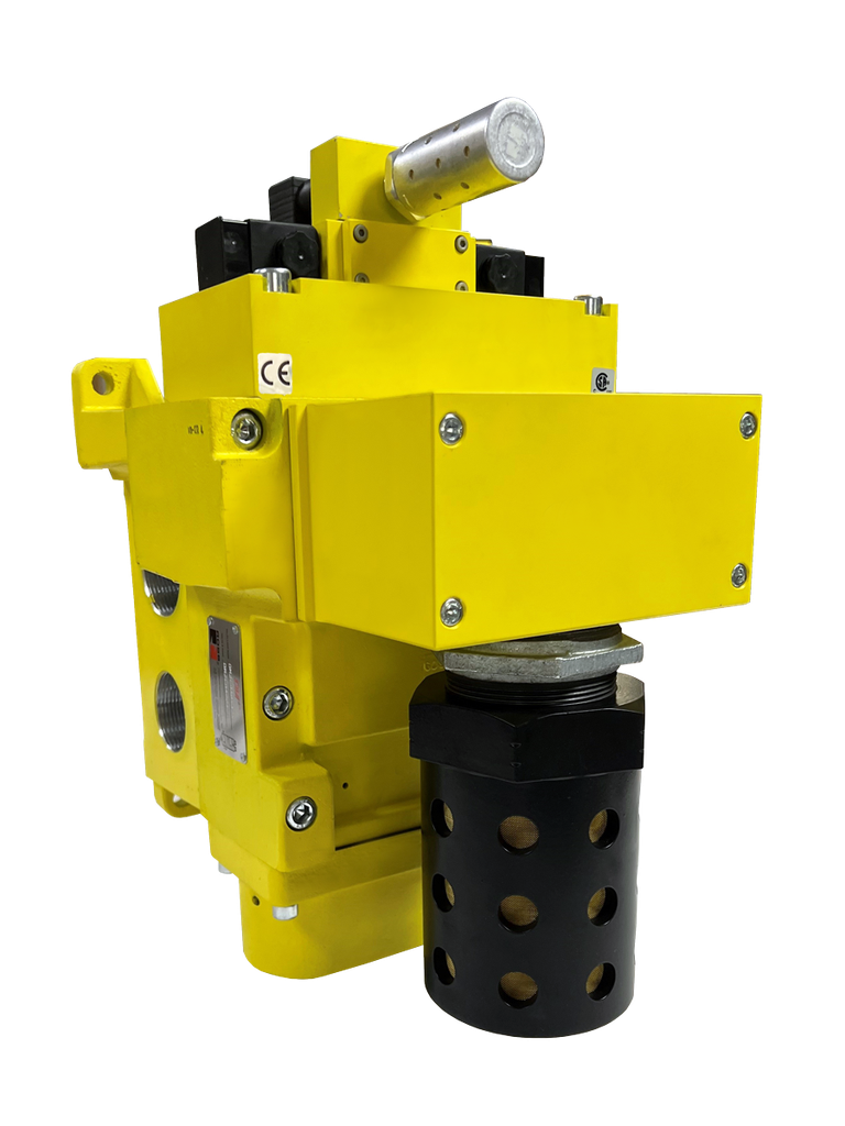 VÁLVULA DE SEGURANÇA, 1.1/2" BSP E SAÍDA 2" BSP, 220V/60HZ. COM RESET, SILENCIADOR E PRESSOSTATO