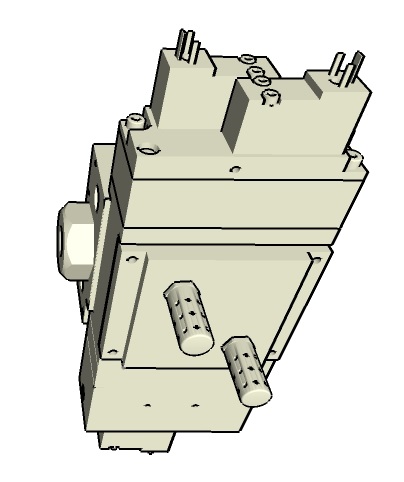 VÁLVULA DE SEGURANÇA 5/2 VIAS, 1/4" BSPP, COM SILENCIADOR DUPLO, RESET, 24VCC