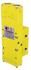 VÁLVULA DE SEGURANÇA 5/2 VIAS, COMANDADA POR PILOTO PNEUMÁTICO, 1/2" BSP