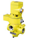 VÁLVULA 3/2 VIAS, NF, SIMPLES SOLENOIDE, MONITORADA, CONEXÕES 1/2", ESCAPE 1" BSPP, 24VDC