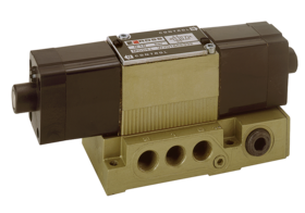 VALVULA DUPLO SOLENOIDE, 5/2 VIAS, PARA SUB-BASE ANSI, 24VDC, CONSTRUÇÃO METAL-METAL