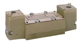 VÁLVULA DUPLO SOLENÓIDE, 5/2 VIAS, PARA SUB-BASE ANSI, CONSTRUÇÃO TIPO POPPET 