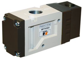 VÁLVULA PNEUMÁTICA, 3/2 VIAS, N.A., CONEXÕES 1/4" BSP