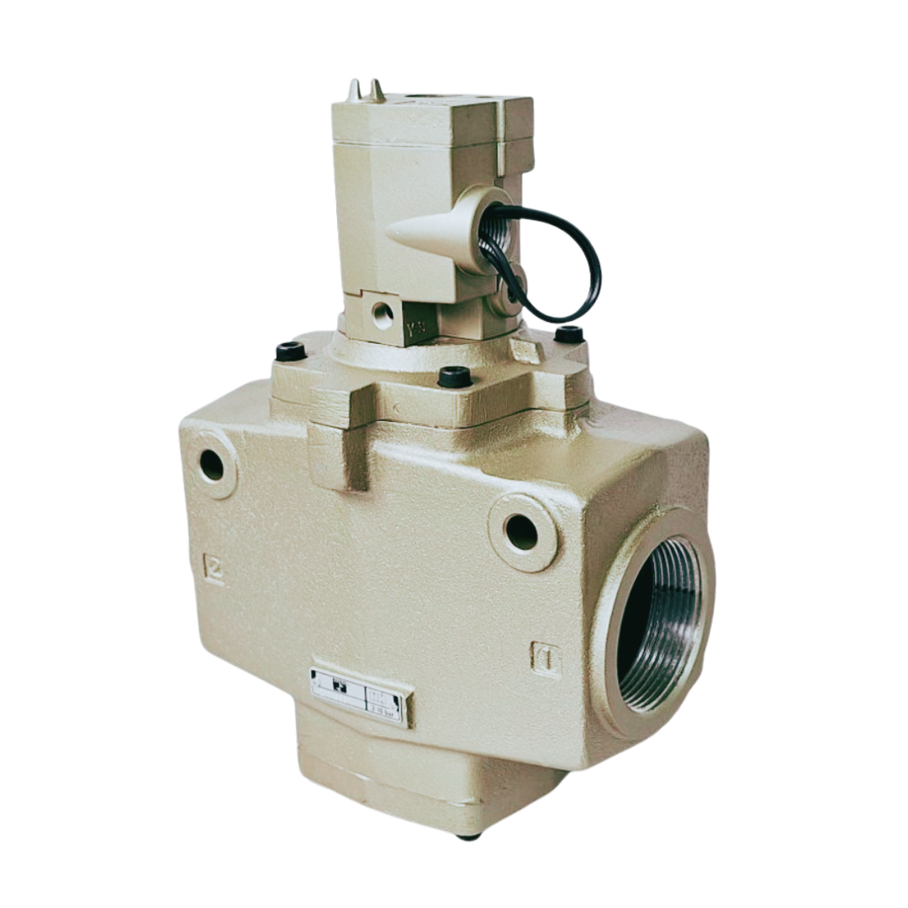 VÁLVULA SIMPLES SOLENÓIDE, 2/2 VIAS, N.F., 1 1/2" BSP, 110 V60HZ, TIPO POPPET, PILOTO EXTERNO