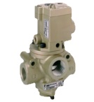 VÁLVULA SIMPLES SOLENÓIDE, 3/2 VIAS, NA, 3/8" NPT E ESCAPE 1/2" NPT, 110V/60Hz