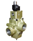 VALVULA SIMPLES SOLENOIDE 3/2 VIAS N.F. 1/4 BSP, ESCAPE 1/2BSP, 24VDC À PROVA DE EXPLOSÃO 