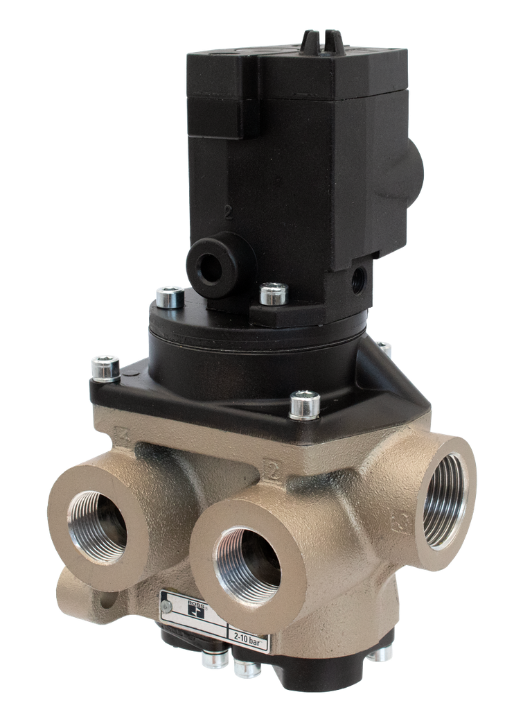 VÁLVULA SIMPLES SOLENÓIDE, 4/2 VIAS, CONEXÕES 1" BSP - 24VDC