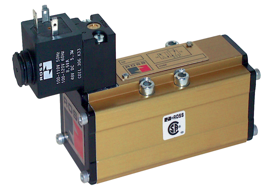 VÁLVULA SIMPLES SOLENÓIDE, 5/2 VIAS, ISO 3, TIPO POPPET, PARA ELEVADA TEMPERATURA - 110V/60HZ