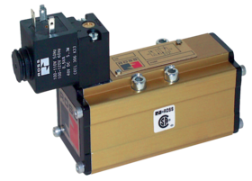 VÁLVULA SOLENÓIDE SIMPLES, 5/2 VIAS, ISO 1, PARA ALTA TEMPERATURA - 110V/60HZ