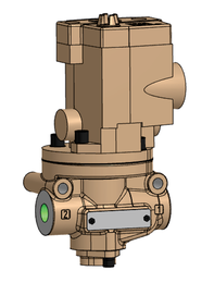 VÁLVULA SIMPLES SOLENÓIDE, 2/2 VIAS, N.A., 1/2" BSP, 24VDC, PILOTO EXTERNO