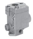 VÁLVULA SOLENÓIDE, 3/2 VIAS, N.A., CONEXÕES 1/4"NPT E ESCAPE 1/4"NPT - 24VDC