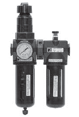 UNIDADE DE PREPARAÇÃO DO AR,1/2"BSP, FILTRO/REGULADOR + LUBRIFICADOR MD4