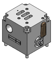 SUB BASE, 3/4" BSP, COM VÁLVULA DE FECHAMENTO