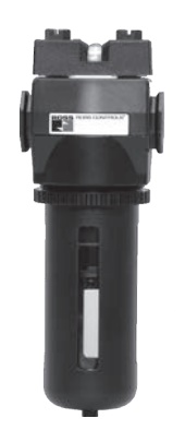 FILTRO 1/2" BSP, COPO METÁLICO, FILTRO DE 5 MICRONS, DRENO AUTOMÁTICO