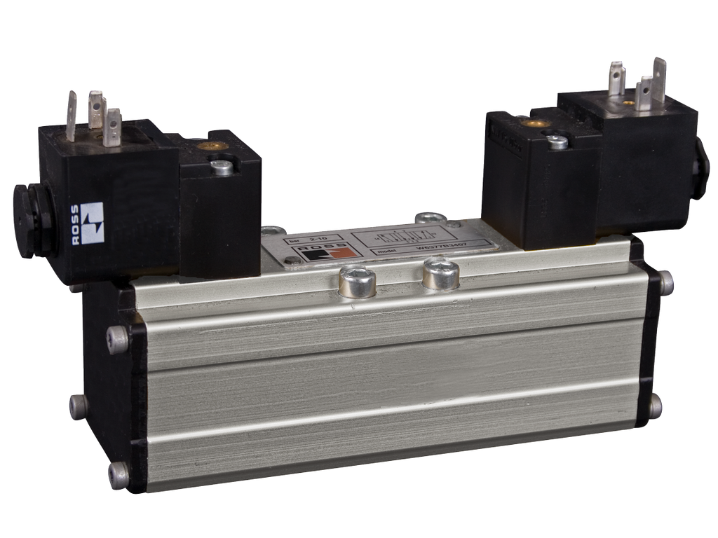 VÁLVULA DUPLO SOLENÓIDE, 5/2 VIAS, ISO 2 - 24VDC (cópia)