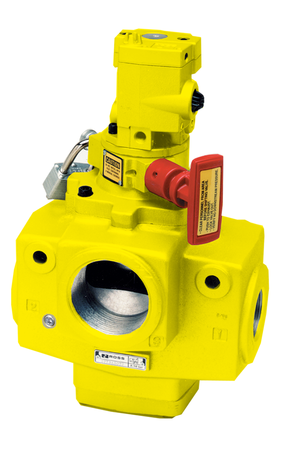 VÁLVULA 3/2 VIAS, N.F. SOLENOIDE/MANUAL, 2 1/2" NPT, 24VDC