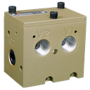 VÁLVULA DE RETENÇÃO PILOTADA, CONEXÕES 3/4" BSP (DUPLA)