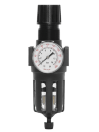 FILTRO/REGULADOR DE PRESSÃO 3/8" BSP, DRENO AUTOMÁTICO