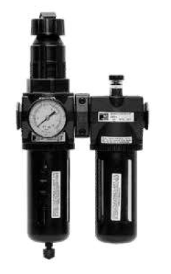 FILTRO/REGULADOR LUBRIFICADOR, 3/4" NPT,  FAIXA DE PRESSÃO 0-175 PSIG (0 A 12,1 BAR), COPO TRANSPARENTE