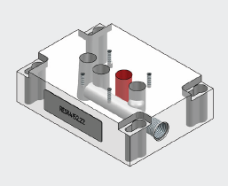PLACA ADAPTADORA PARA VÁLVULAS PROPORCIONAIS - ND12 (VERSÃO HEYE)