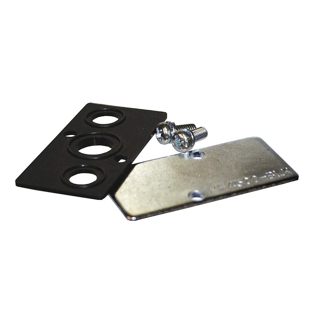 PLACA DE FECHAMENTO PARA MANIFOLD 1/4 PARA VALVULAS  5/2 E 5/3 VIAS