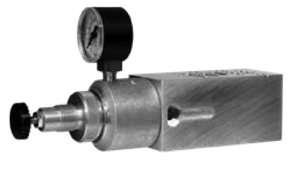 REGULADOR DE PRESSÃO PARA SUB-BASE ISO2, PRESSÃO 0,68 A 9 BAR