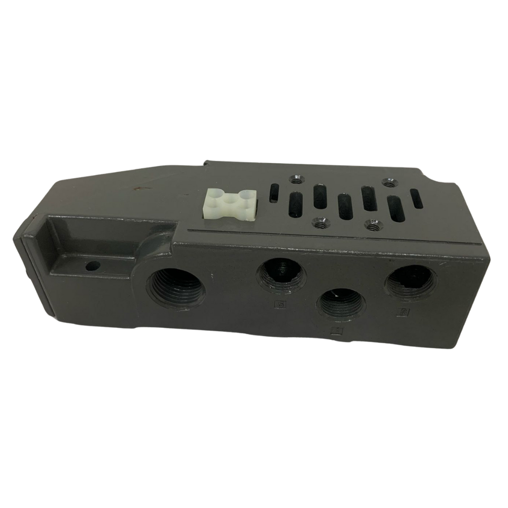 SUB-BASE INDIVIDUAL ISO 2 (5599/II) COM CONEXOES LATERAIS 1/2 BSP