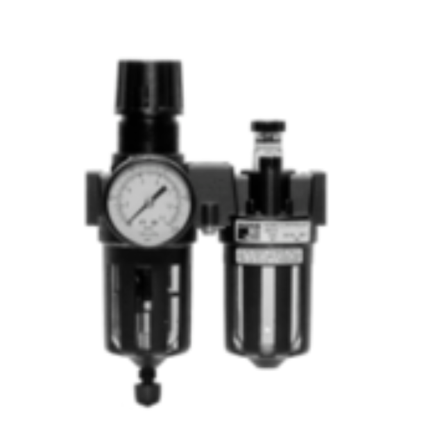 UNIDADE DE PREPARAÇÃO DO AR 1/2" NPT FILTRO/REGULADOR + LUBRIFICADOR MID-SIZE