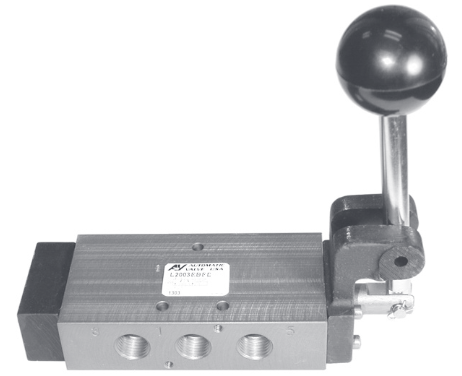 VALVULA DE ALAVANCA 5/3 VIAS CF, 1/4"BSP (cópia)