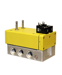 VÁLVULA DE SEGURANÇA RSE, 5/2 VIAS,  1/4" NPT, 24VDC , COM SENSORES DE PROXIMIDADES
