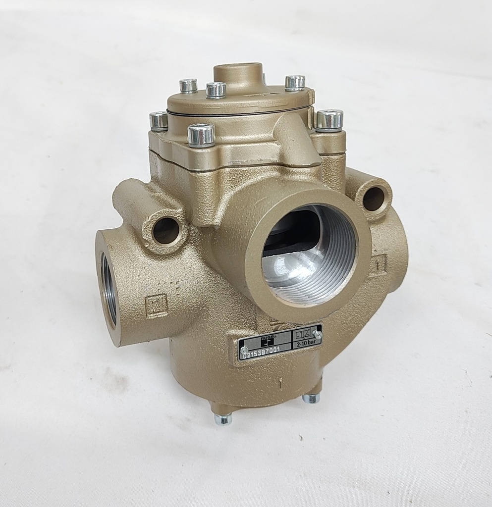 VÁLVULA 3/2 VIAS, PILOTADA, NORMAL FECHADA, CONEXÕES DE 1 ½" BSP, PARA ALTA TEMPERATURA